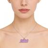 Fashionable 2026 Commemorative Alloy Necklace Pendant Ideal For Styling Outfits Lightweight Comfortable Jewelry Present