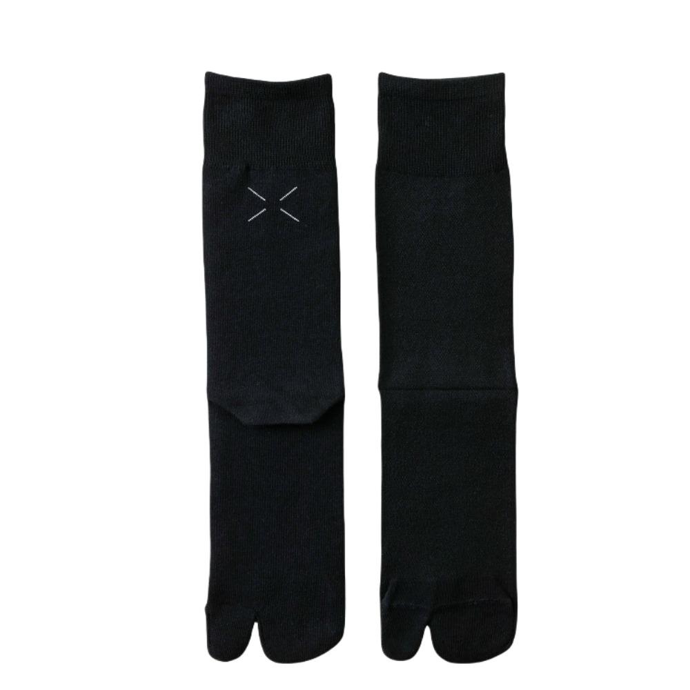 JK Mid Calf Stockings Breathable Split Toe Tube Socks Simple Calf Long Socks  Summer