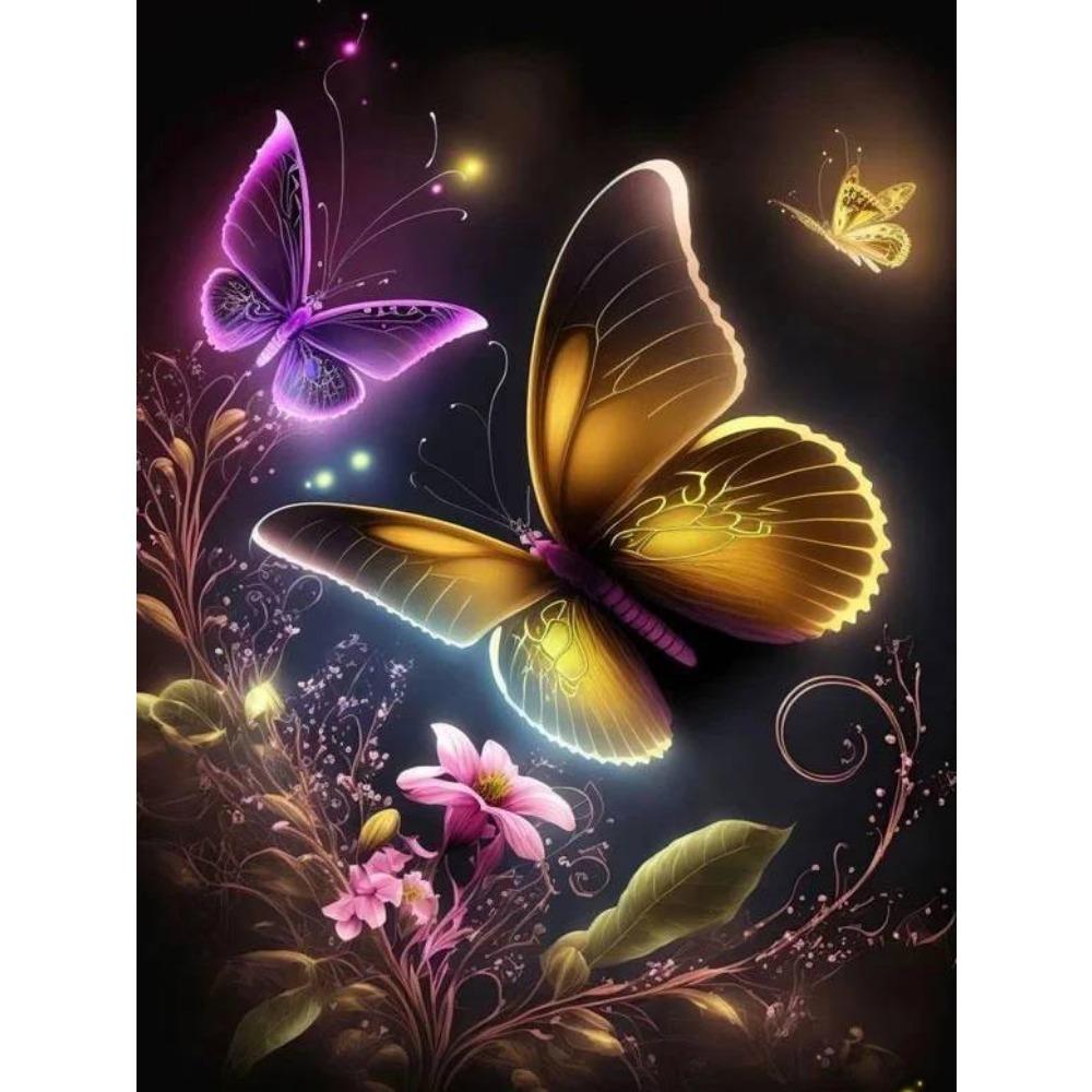 DIY Full Round Diamond Painting Cross Stitch 3D Animal Art Style Home Landscape Decorative Diamond Painting 5d Diamond Art Painting