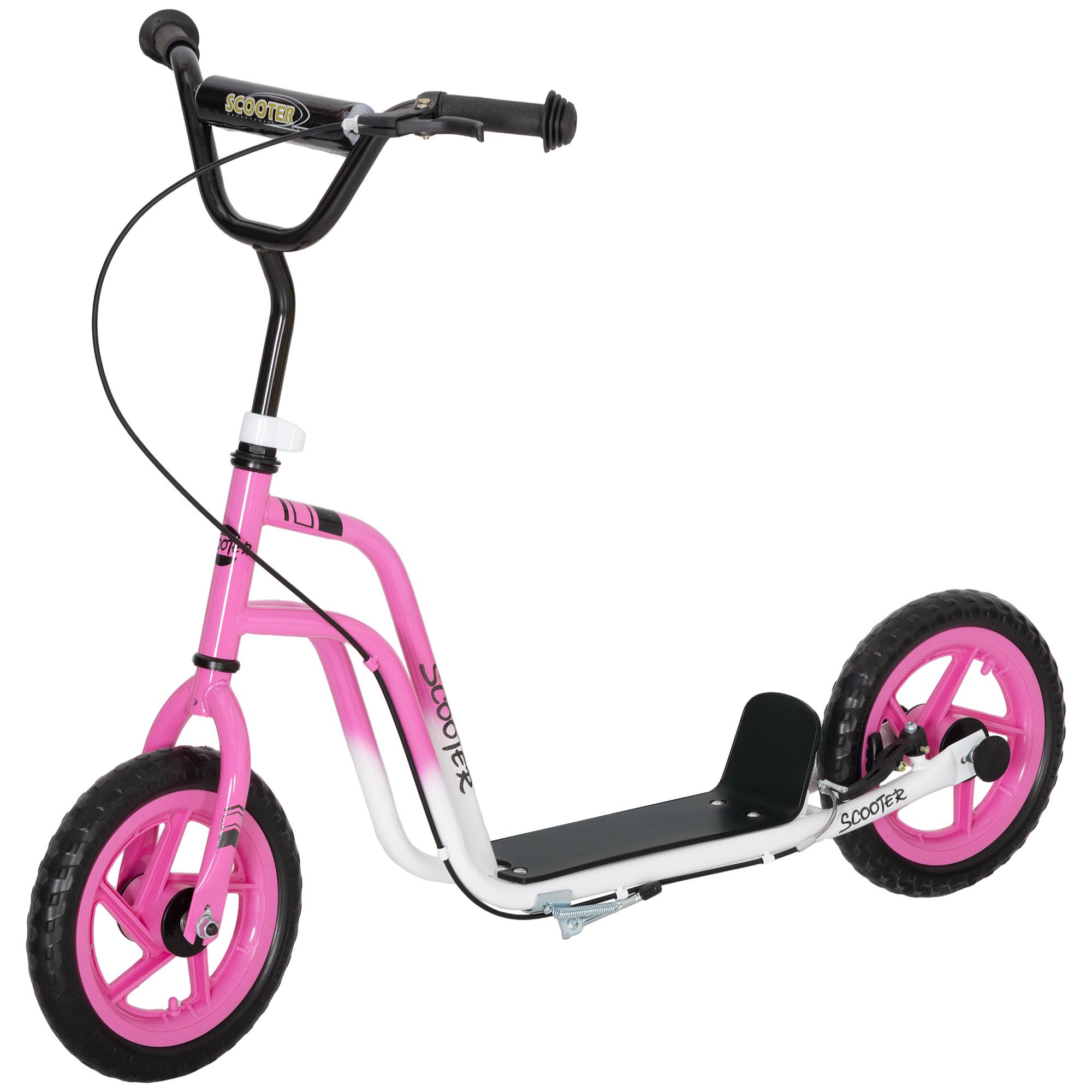 Children`s scooter with adjustable handlebars, large