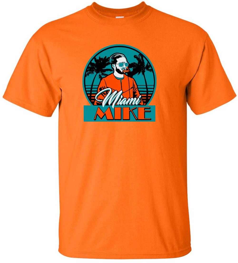 Mike McDaniel Dolphins Miami Mike Long Short Sleeve T-Shirt L