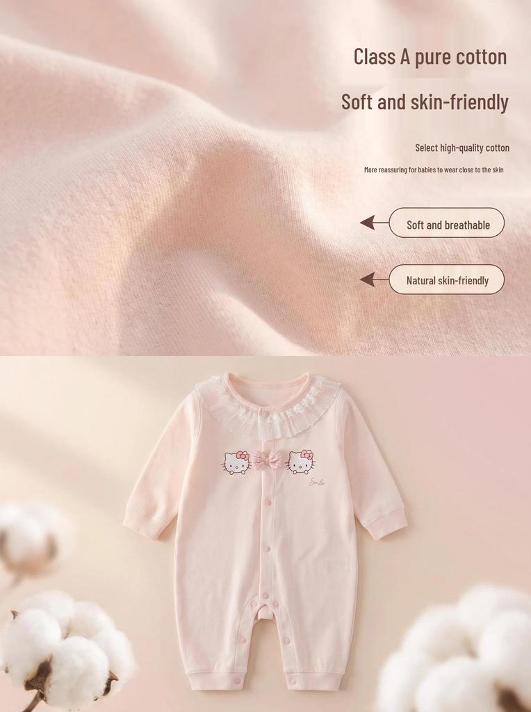 Newborn Class A Cotton Baby Bodysuit, Jumpsuit Pajamas & Loungewear