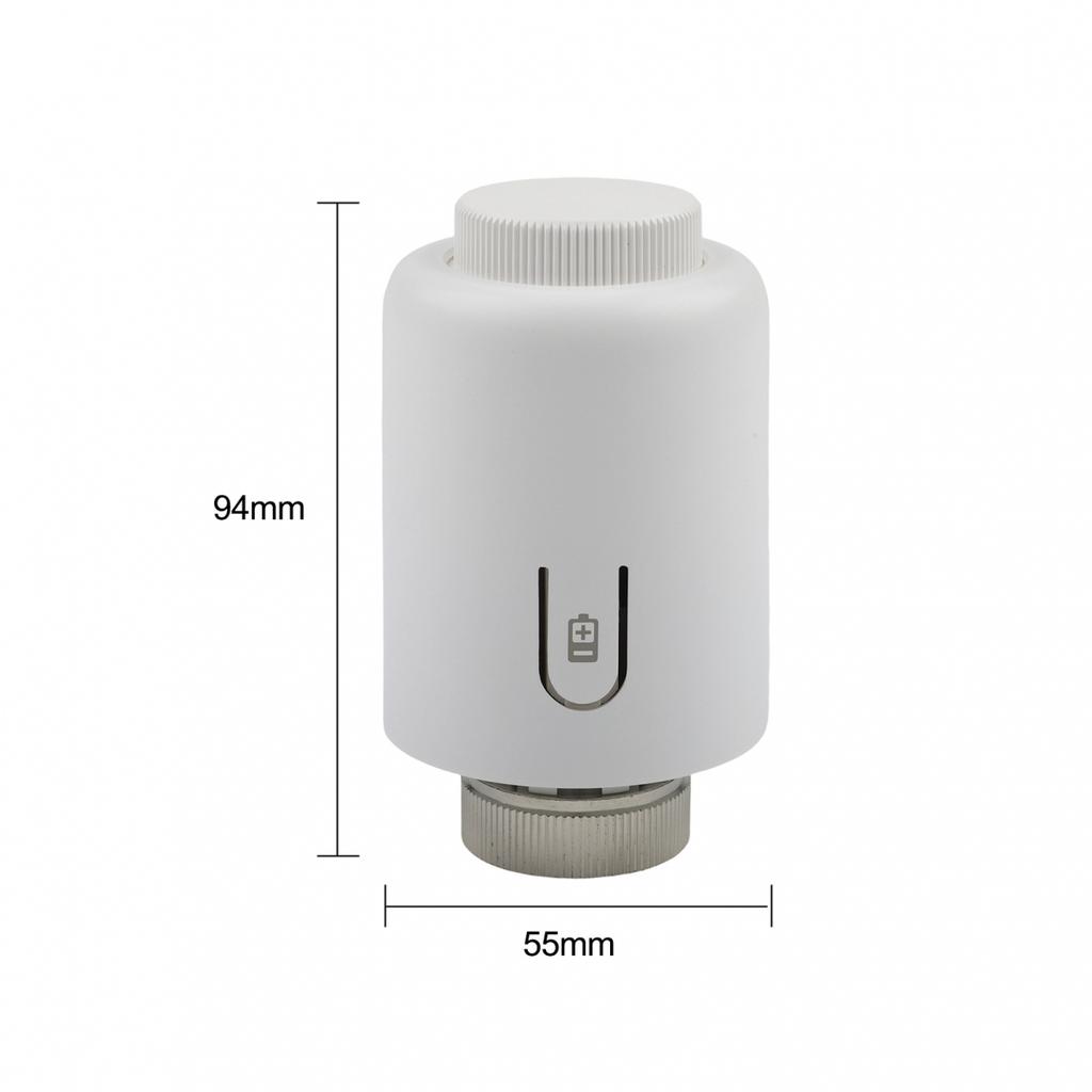 For ZigBee 3.0 Programmable TRV for Radiators with to 30C Temp Range