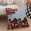 band indie The KKooks Cushion Cover Throw Pillow Cover Hidden Button Durable Polyester Chair Cushion