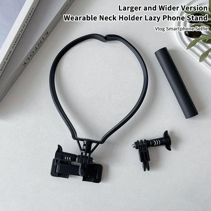 Nackenhalterung Fauler Handyhalter Für iPhone 16 15 14 13 Pro Max Samsung Xiaomi Outdoor Erste-Winkel-Vlog-Aufnahme Selfie-Halterung
