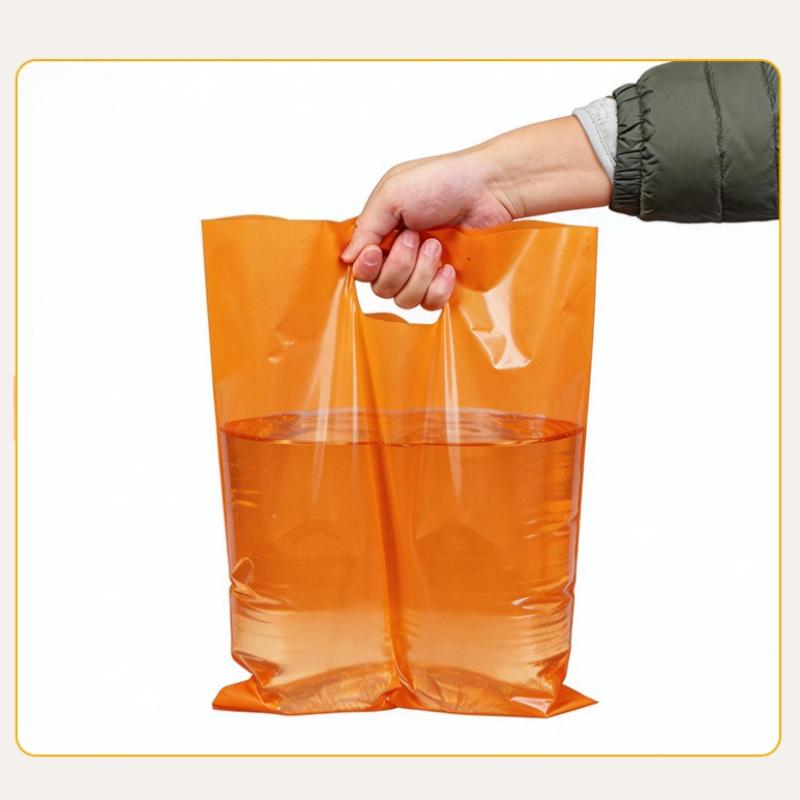 Double-layer Thickened Gift Tote Bag Flat Mouth Four Finger Plastic Pouch Clothing Cosmetics Accessories Shopping Packag Bags Multi-scenario Applicat