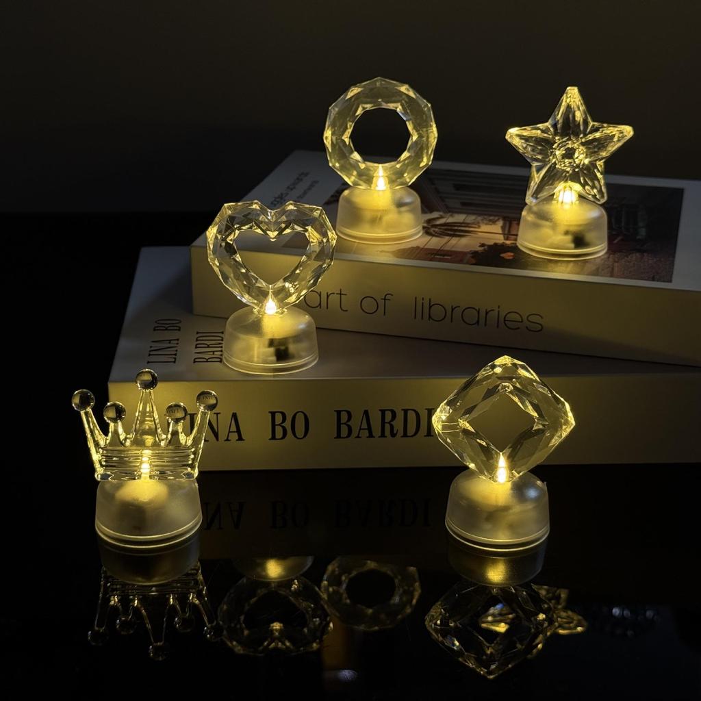 LED Romantic Candle Night Light for Cross-Border Decoration and Creative Ornaments