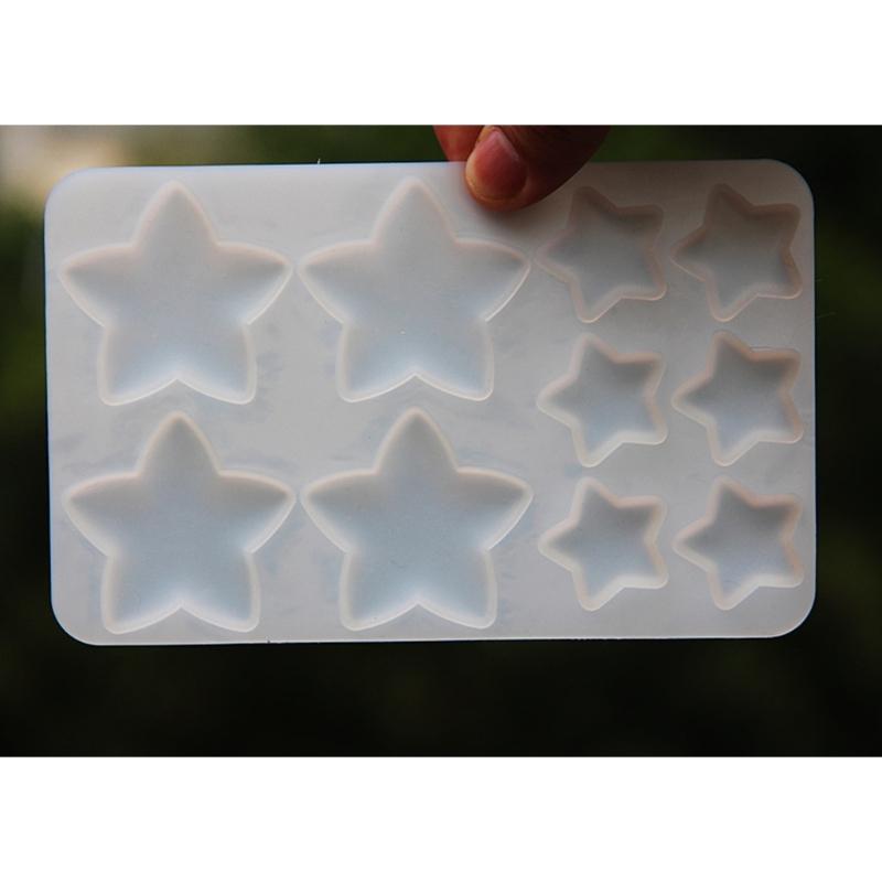 Jelly Star Epoxy Resin Mold 3D Large Starfish Silicone Molds Handmade Pendant Jewelry Making Ornaments DIY Crafts