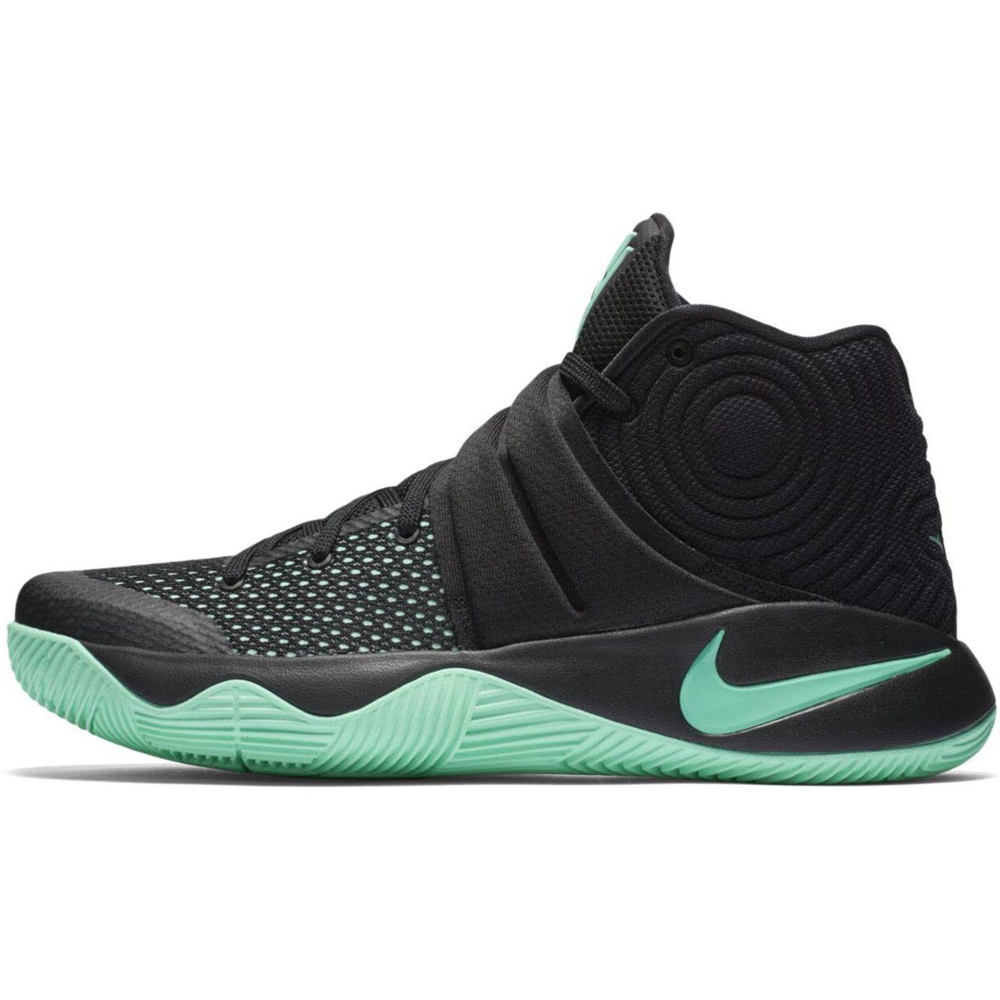 

Мужские кроссовки Nike Kyrie 2 Green Glow черные 819583-007