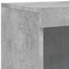 Side Table with LED Lights Concrete Grey Particleboard