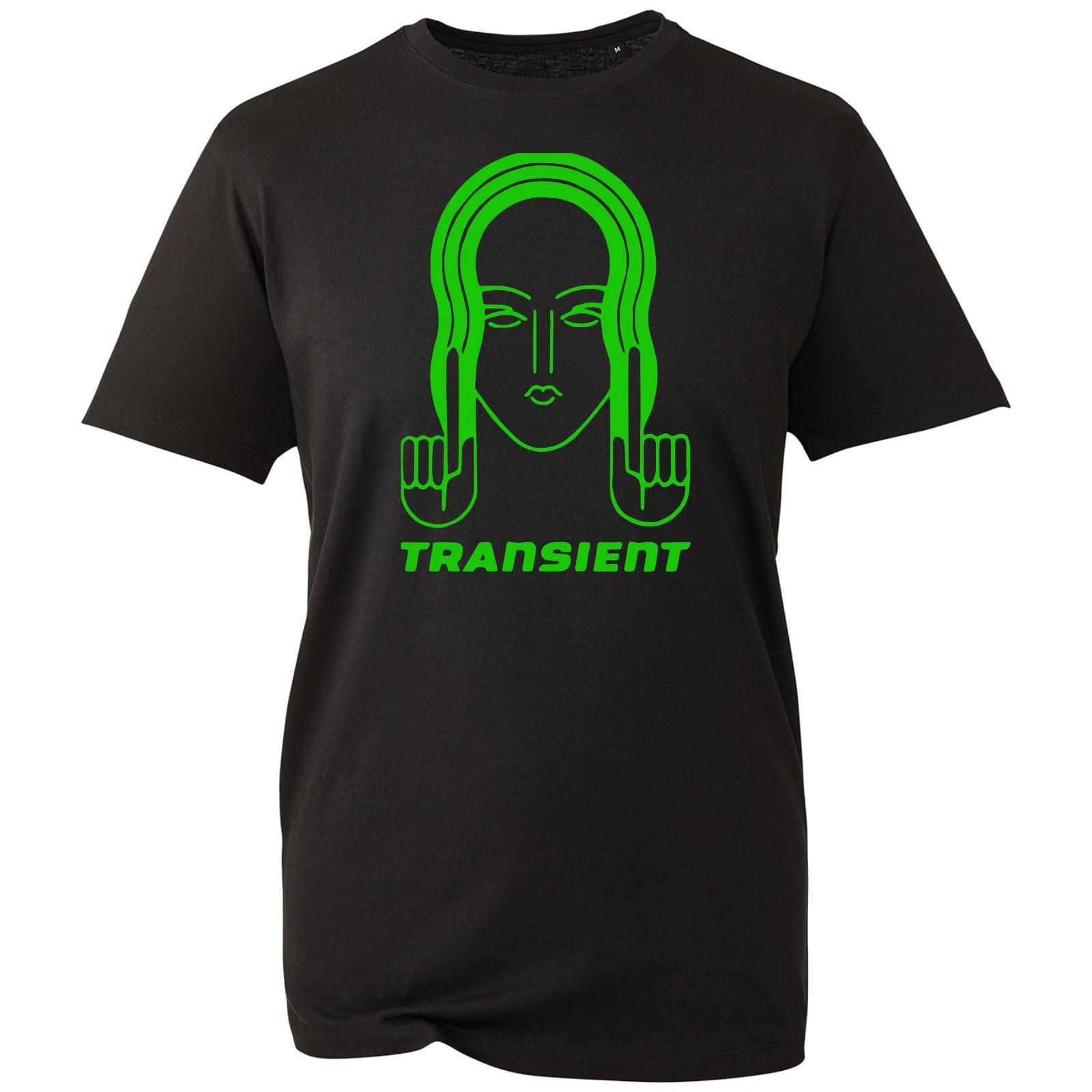 TRANSIENT Graphic Gift T-Shirt DJ Music Festival Rave Tee Unisex 100% Cotton Top 4XL