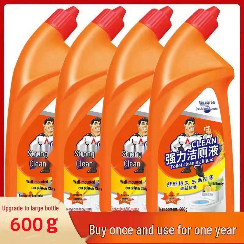 Economical Toilet Bowl Cleaner & Deodorizer: Strong Urine Scale Remover for Bathrooms