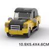 MOC City Mini Car Tractor Snowmobile Camper Van Fiated Taxi Truck Head Speed Vehicles Sets Building Blocks Toys Christmas Gift
