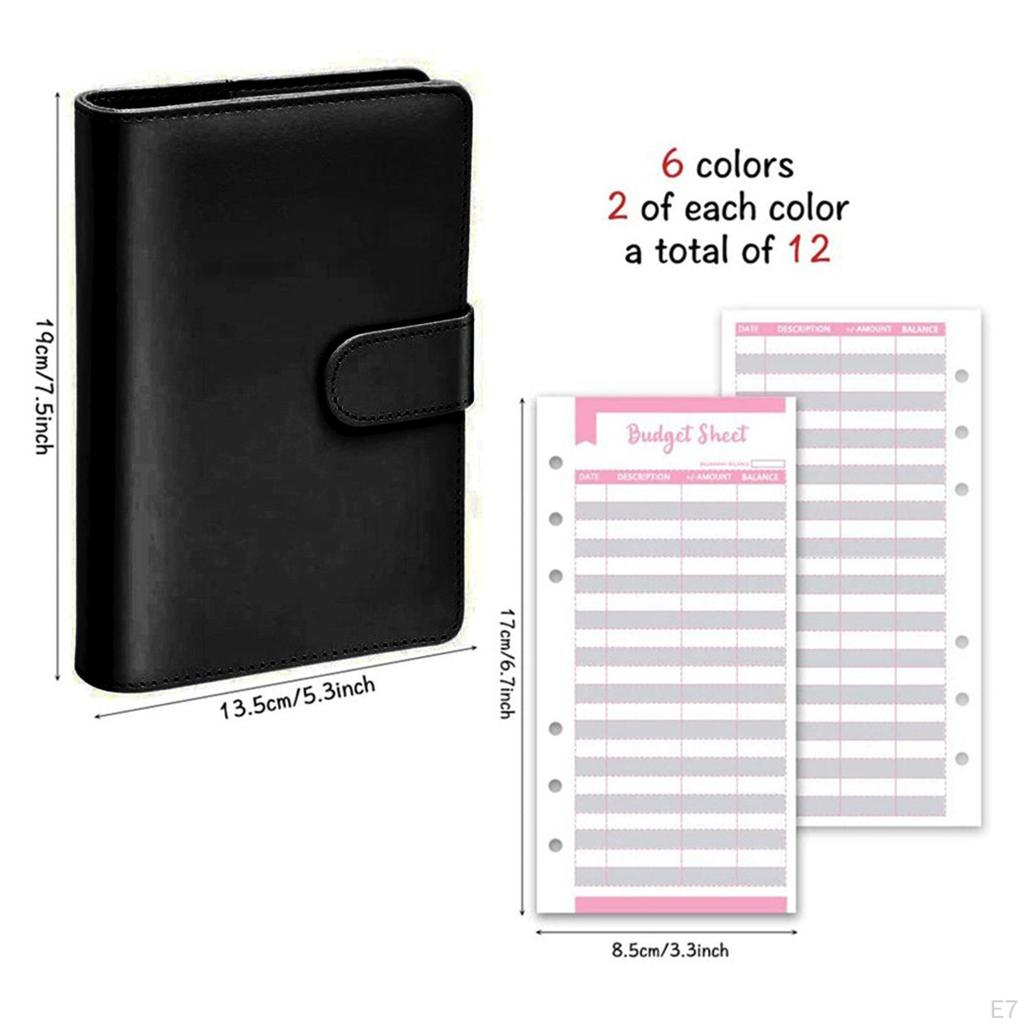 book Pockets,Budget Planner Organizer, Budget Envelope System