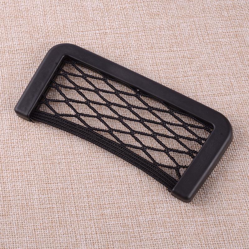 Universal 2Pcs 20x8cm Auto Car Interior Body Edge Elastic Storage Net Phone Holder Organizer