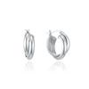 Lloyd White Timeless Volume Basic Hoop Earrings Lleb23317S