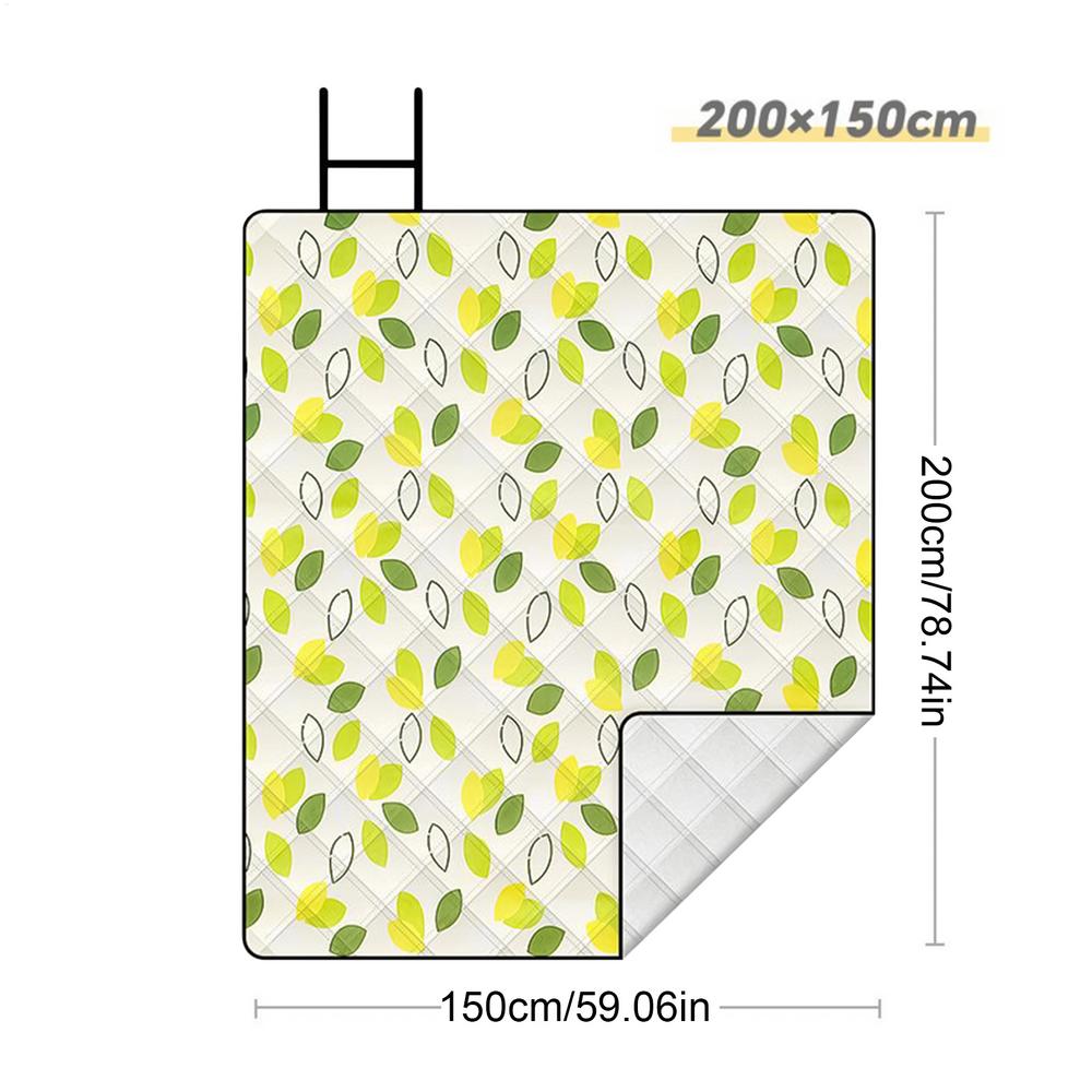 Outdoor Picnic Blanket Waterproof Picnic Blankets All Season Use Machine Washable Folding Rug For Family Friends Classmates