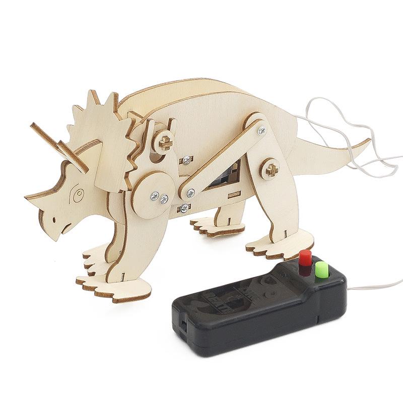 DIY Remote Control Triceratops - Science & Technology Learning Kit for Kids