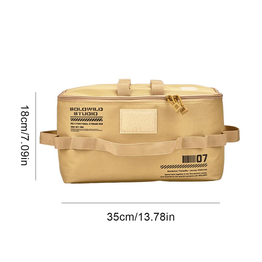 Camping Storage Bag Large Capacity Travel Tableware Handbag Versatile Tank Stove Canister Pot Carry Bag Outdoor Picnic Supplies