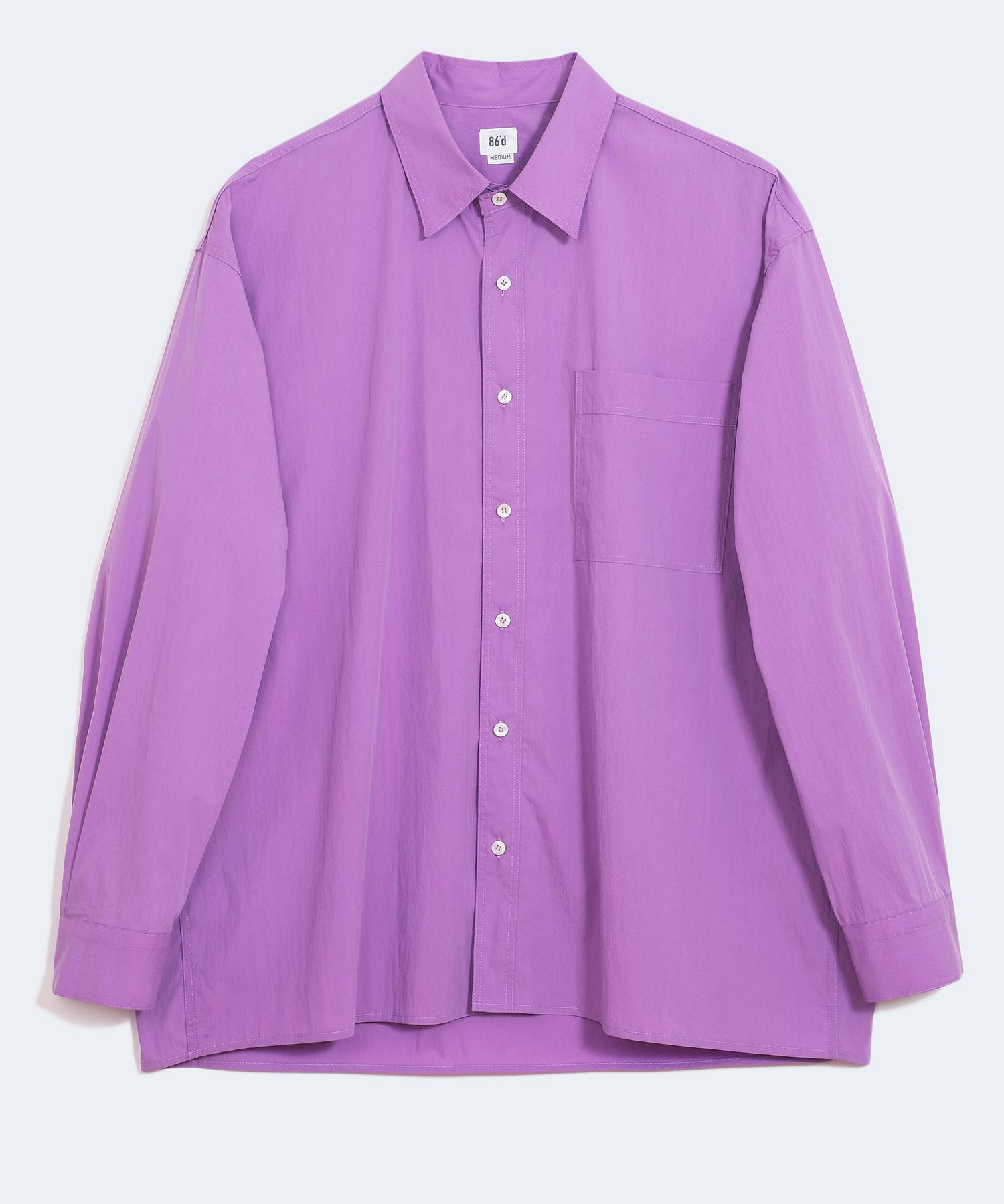 Pal Yuk D Crisp Oversized Shirt - Purple M