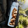 1PZ Cucciolo Yorkshire Terrier Ritratto 750ml Plastica Colorata Borraccia Sportiva Tappo Flip con Cannuccia Anti-perdita Adatta per Sport Ufficio Uso Domestico