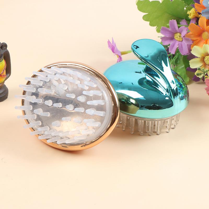 Silicone Head Body Massager Shampoo Scalp Massage Brush Hair Washing Comb Body Shower Brush Bath Spa Slimming Massage Brush