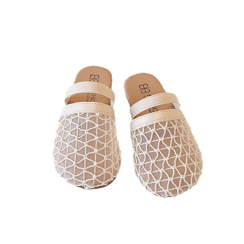 Girls Open-Back Slide Sandals Casual TPR Sole Beach Dress Outfits