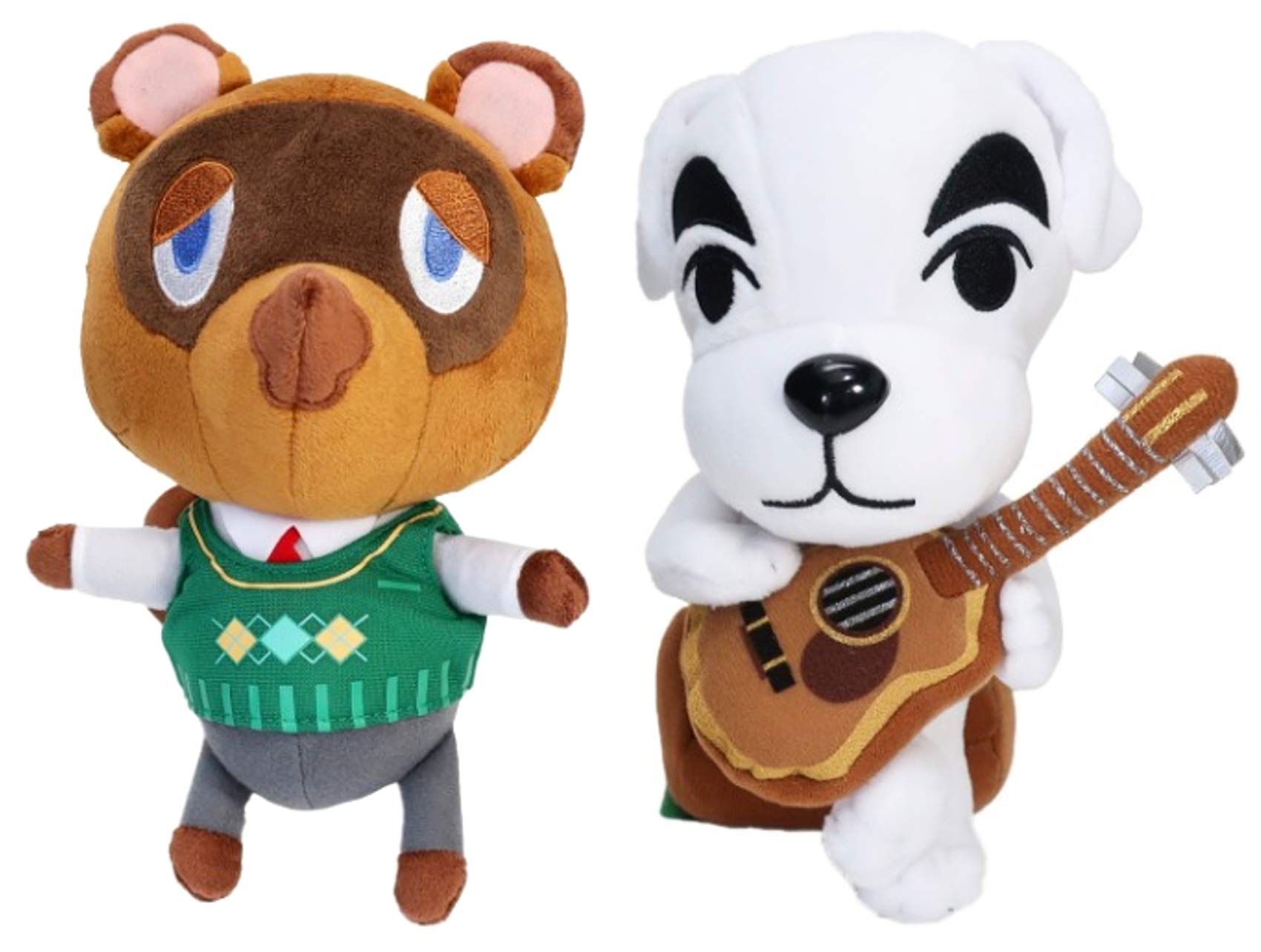 

Мягкая игрушка Animal Crossing Plush Doll, набор из 2 штук, 17 см (S) [Танукичи/Тотаке] Прибл.