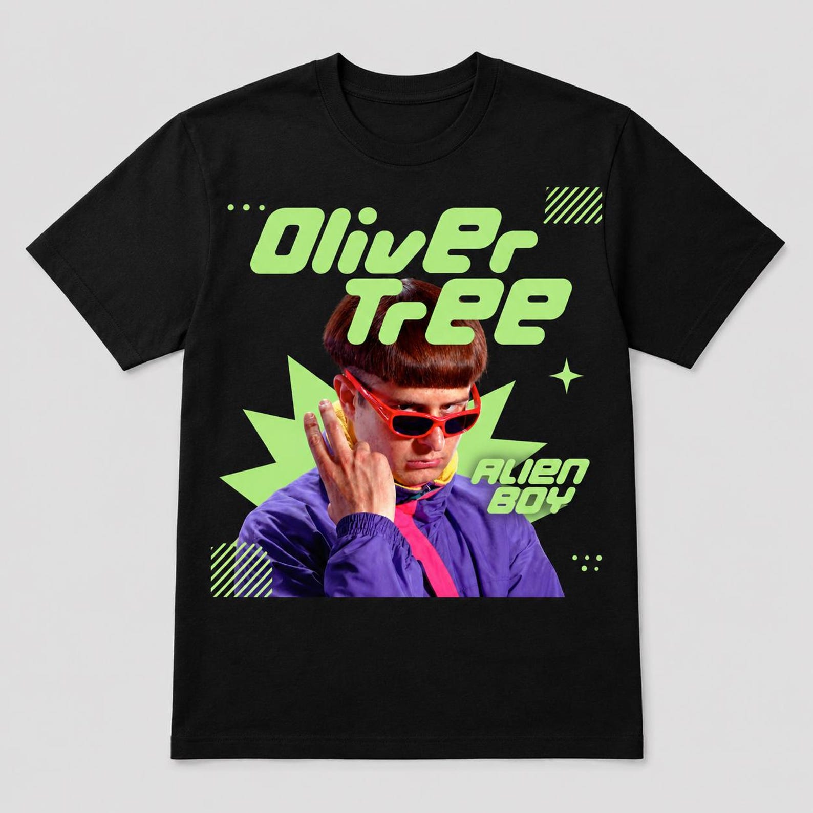 Oliver Tree T-Shirt: Pop Rock Music Merch 90s Retro Style Shirt, Alien Boy Tee, Gift Memorian 4XL