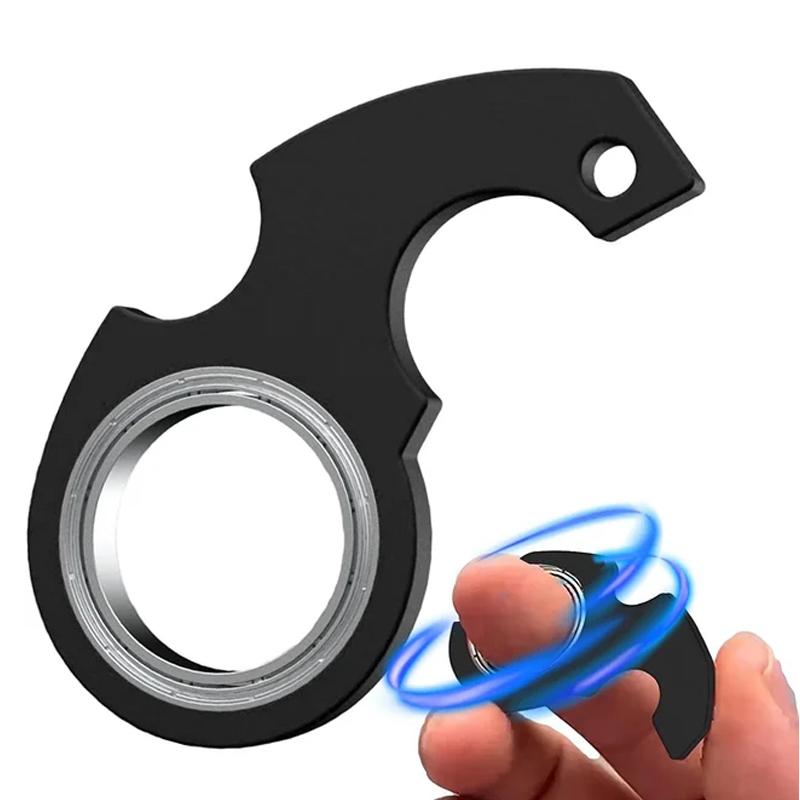3Pcs Creative Keychain Spinner Toys Adhd Anxiety Relief Items Fidget For Adults And Kids Cool Edc Gadgets Novelty Gifts