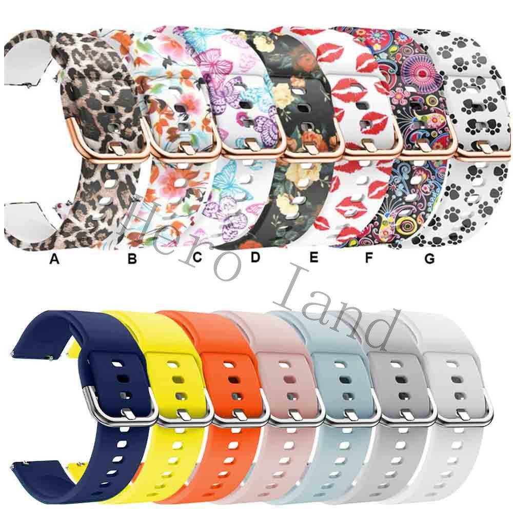 20mm Band Silicone Strap for Garmin Vivoactive 3 / vivoactive 3 music  Smart Wristband bracelet For Garmin vivomove HR / 245 645
