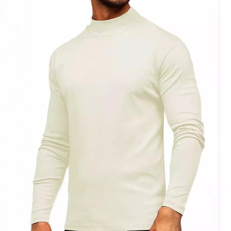 

Осень и зима новый утолщенный мужской вязаный кашемировый свитер из немецкого бархата со средним воротником синий теплый базовый мужской XXXL (sub-code)