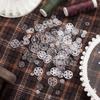 90Sets Plastic Sew-on Snap Buttons Invisible Snap Fasteners Buttons Round Clear Press Button for Sewing Clothing DIY Craft