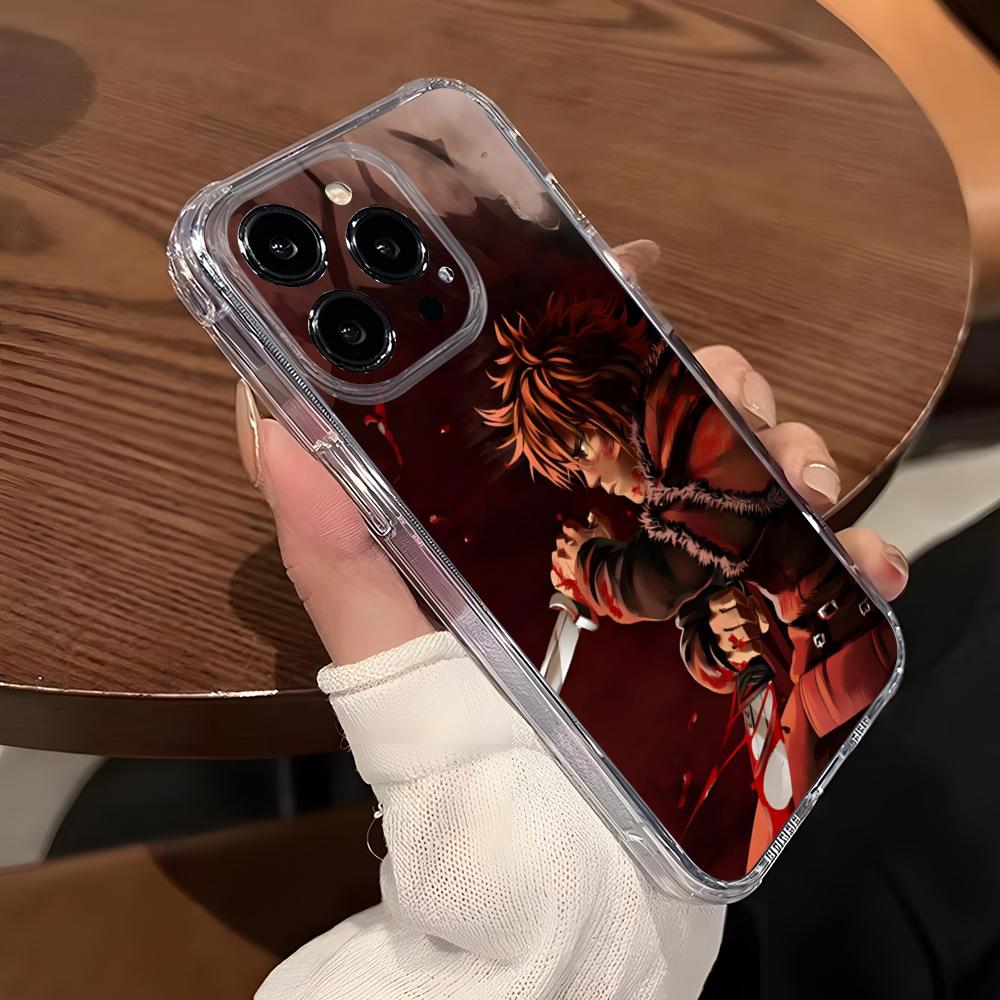 Anime Vinland Saga Phone Case For IPhone 15 Pro Max 16 Pro Max 14 13 11 12 Mini Xs X Xr 7 8 Plus Se Transparent Cover