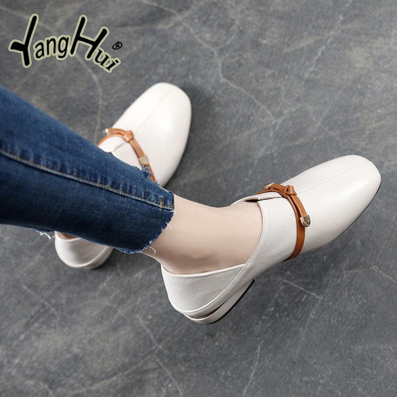 2024 New Soft Leather Loafers Flats Retro Korean Style All-match Concise Casual Comfortable Women's Shoes Fashion Spring Autumn