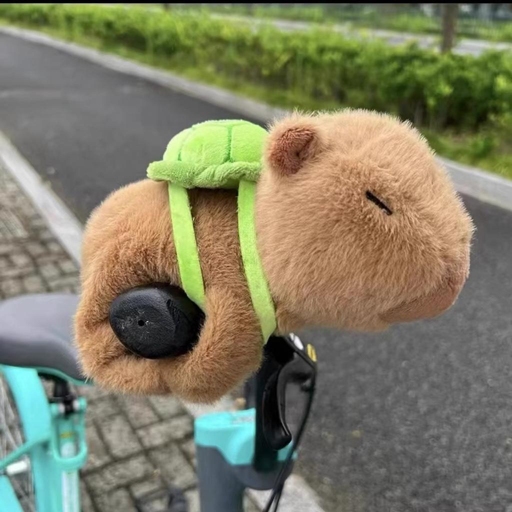 Neues Kapibara liegender Ring Armband Kapibara Knallring Plüschtier Puppe Handgelenkspuppe