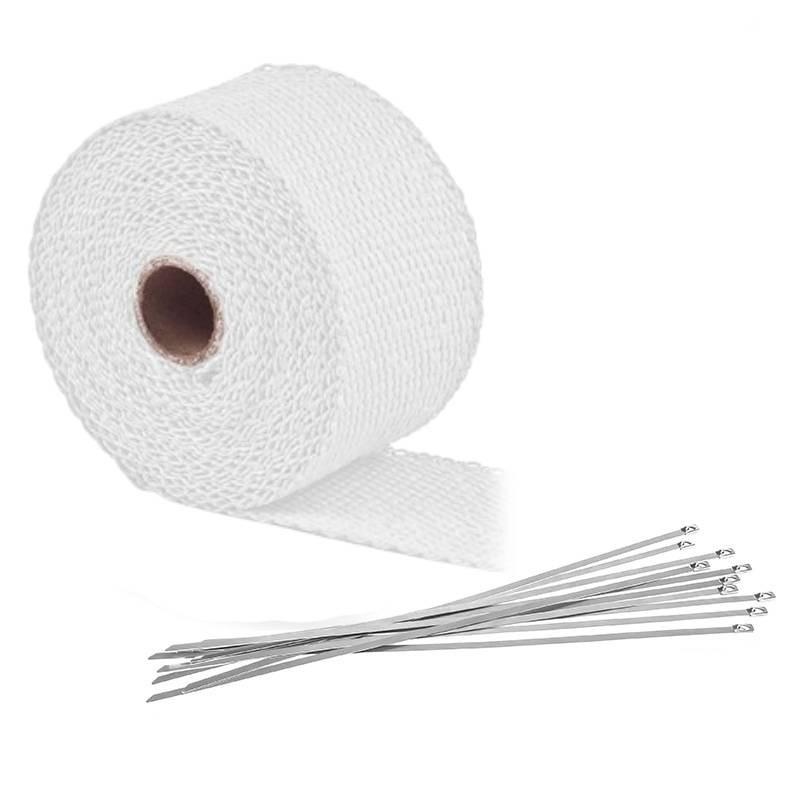 

Tape Heat Wrap Exhaust Insulating Downpipe Manifold Motorcycle Tools Repair Length 5m