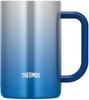 Thermos Vakuumisolierte Tasse Funkelndes Blau Bierkrug Tagesgeschenk Männer Frauen Geburtstagsgeschenk 0,6L JDK-600C SP-BL Vaters