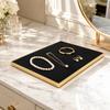 Stainless Steel Jewelry Display Tray LowProfile Elegant for Retail Showcases,