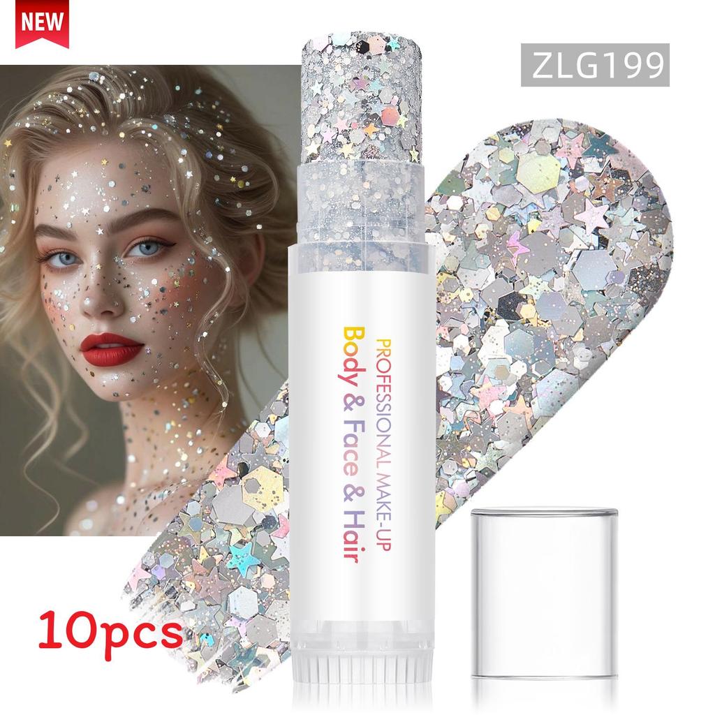 Body Glow Stick Face Sparkle Gel For Festival Makeup And Carnival Fun