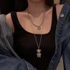Women's Light Luxury Washable Titanium Steel Hip Hop Clavicle Necklace - Trendy Cold Style Sweater Chain Accessories