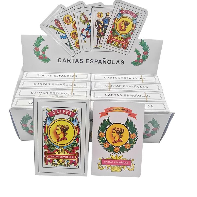 Large Size 62x95cm Playing Cards Set 2 Pcs with 80 Poker Chips Spain QAIPES Paper Poker 50 Game