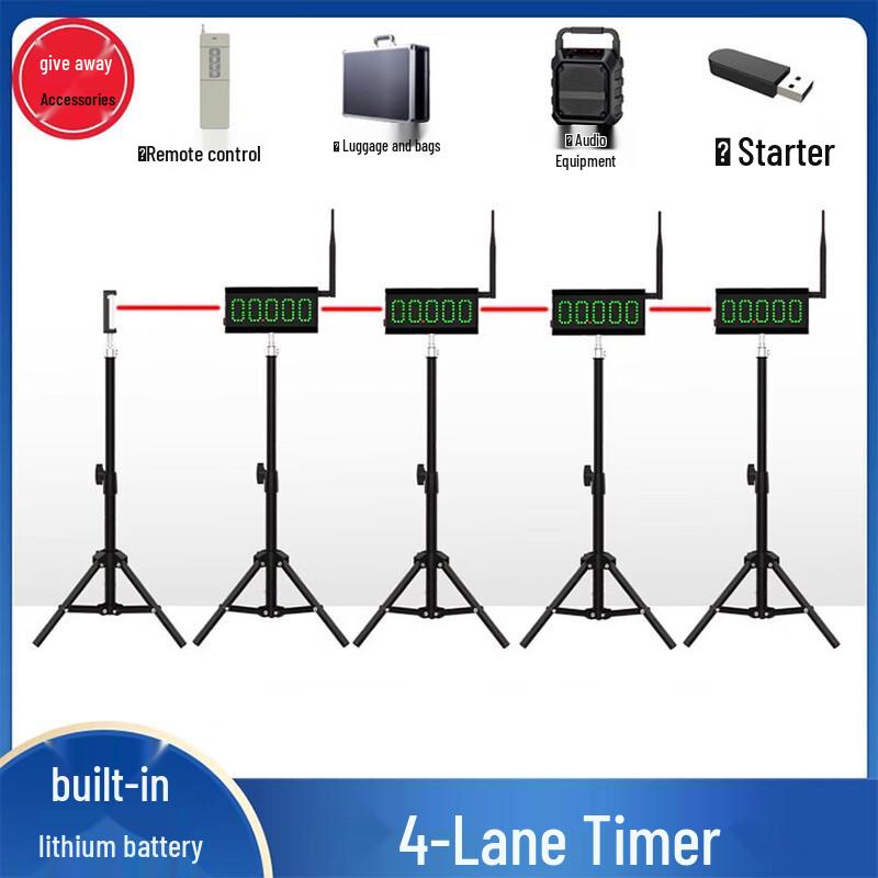 

BoshiLi Wireless Infrared Laser Track & Field Timing System