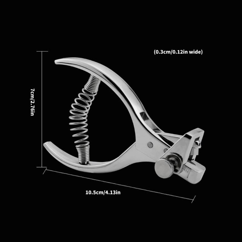 3mm Metal Hole Puncher Pliers Ergonomic Grip Heavy Duty Leather Puncher Tool