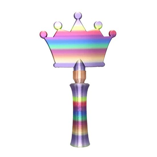 

Retractable Magical Fairy Wand Credit Card Holder 3D Printed Tap to Pay Wand Wizard-Themed Contactless Payment Card Holder T