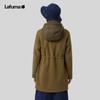Women's Mid-Length Hooded Fleece Jacket LFJA3CR66DB