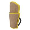  Dog Bite Sleeve, Jute Yellow   Robust Arm   Doggy Training Equipment with   Strap for German Shepherd Malinois, Large Breed Dog,