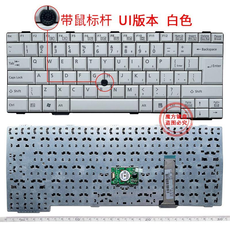

Applicable to Fujitsu E751 E752 S761 S762 S560 S760 E741 Mg/G70 Keyboard [New/UI Version] (White) Official standard
