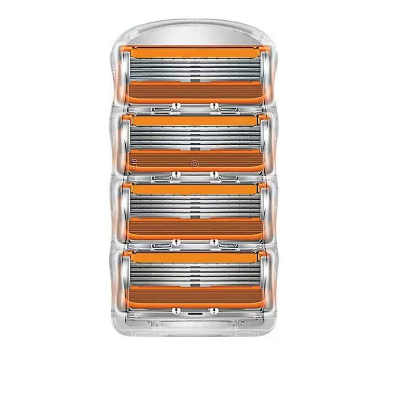 German Quality 5-Layer Men's Manual Razor - Classic Old-Fashioned Design with Universal Razor Head.