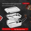 304 Roestvrij Staal Bento Lunchbox